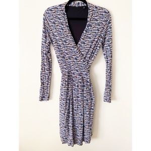 HUGO BOSS FAUX WRAP DRESS